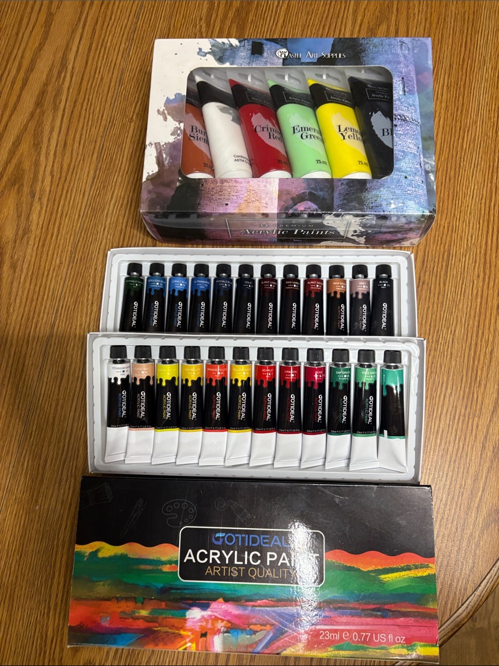 Acrylic Paint Set - Assorted Colors